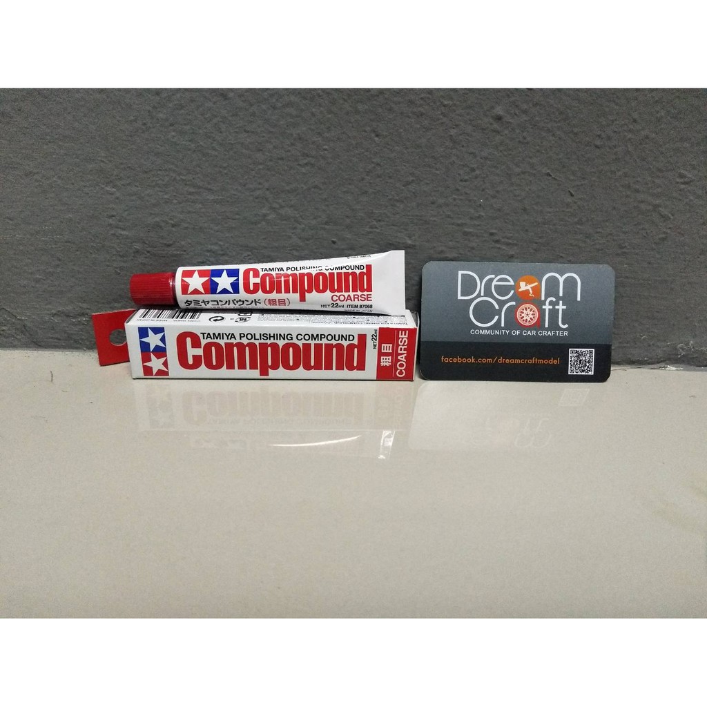 TAMIYA Polishing Compound Coarse (น้ำยาขัดเงาชนิดหยาบ เครื่องมือ และอุปกรณ์งานโมเดล DreamCraft Model)