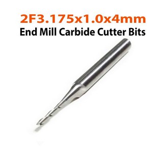 ดอก End mill แบบ 2 เกียว ขนาด 3.175*1*4mm.