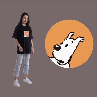 เสื้อยืด ลาย Doggy ผ้าคอตตอน 100% ลายไม่ซ้ำใคร