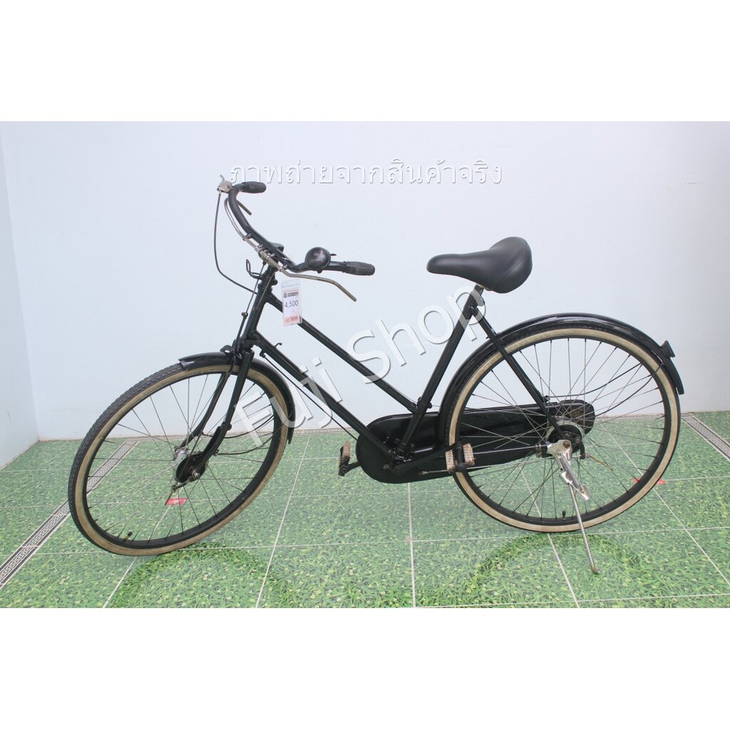 จักรยานญี่ปุ่น - ล้อ 26 นิ้ว - มีเกียร์ - สีดำ [จักรยานมือสอง]