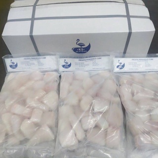 ปลาดอลลี่หั่นชิ้น น้ำ.หนัก 1 Kg.10แพค