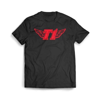 เสื้อผ้าผชเสื้อยืด พิมพ์ลาย Champions Team Gaming T1S-5XL