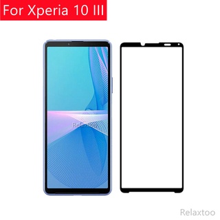 For Sony Xperia 10 III 10iii Xperia10 III Full Glue Cover Tempered Glass Screen Protector Film