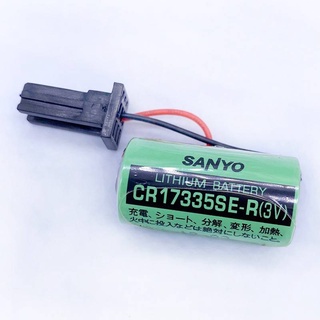 CR17335SE-R  CR17450SE-RSANYO PLC Black Plug Lithium Industrial Battery CR17335 รับประกัน7วันมือ1ออกบิลได้