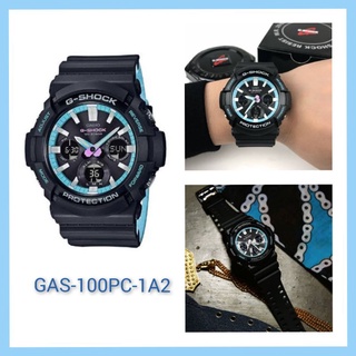 G-Shock👉Gas-100PC-1A2 ทูโทนดำฟ้า