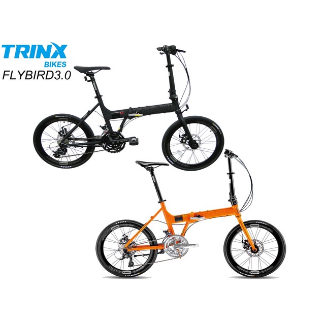 จักรยานพับได้  TRINX FLYBIRD 3.0 เฟรมอลู เกียร์ SORA 27SP ดิสก์เบรค ดุมแบริ่ง ล้อ 20"(451)