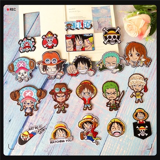 ♚ แผ่นแพทช์เหล็ก One Piece สําหรับสะสมแฟนคลับ ♚ แผ่นแพทช์รีดติดเสื้อ ลายการ์ตูนลูฟี่ ช็อปเปอร์ Ace Law Zoro DIY 1 ชิ้น