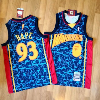 เสื้อบาส BAPE  NBA  ทีม Lakers no.93 size XL/48