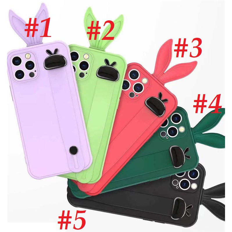 พร้อมส่งในไทย เคสไอโฟน 11/11 Pro/11 Pro Max/12/12Pro/12Mini/12ProMax หูกระต่าย