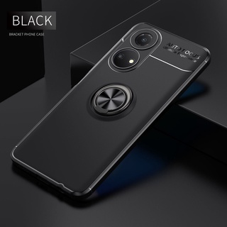 เคสซิลิโคน กันกระแทก พร้อมแหวนขาตั้ง สําหรับ Honor X7