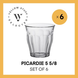 Duralex - Picardie 5.625 oz หรือ 160 ml (Set of 6) แก้วน้ำ แก้วกาแฟ กาแฟ คาเฟ