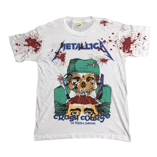 เสื้อวง Metallica 90’ผ้าบ้าง50/50เดี่ยวนบล่าง