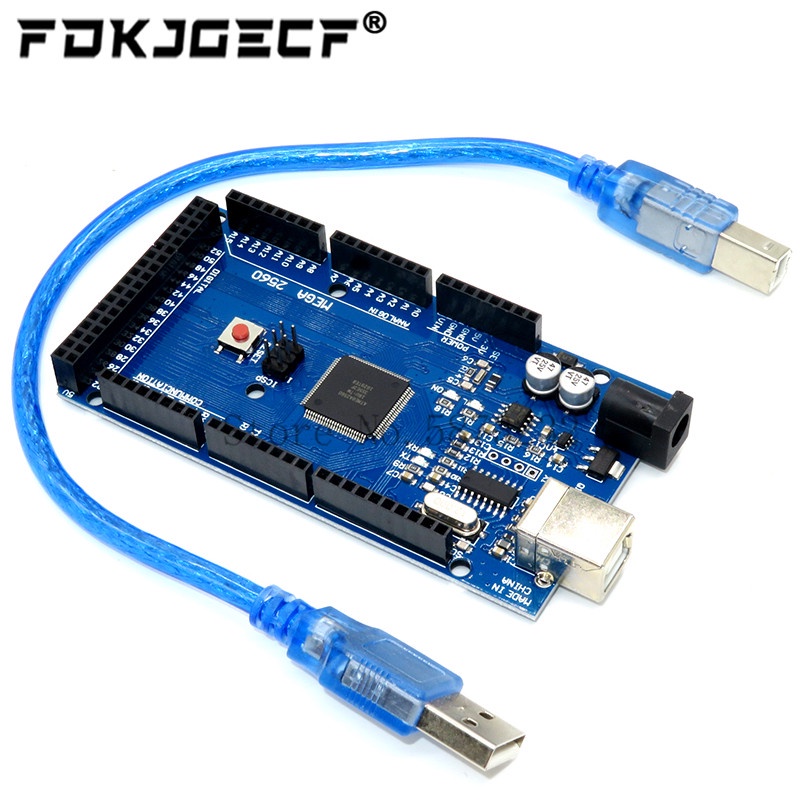 MEGA2560 MEGA 2560 R3 (ATmega2560-16AU CH340G) Pro mini MEGA2560 AVR บอร์ด USB บอร์ดพัฒนา MEGA2560 พ