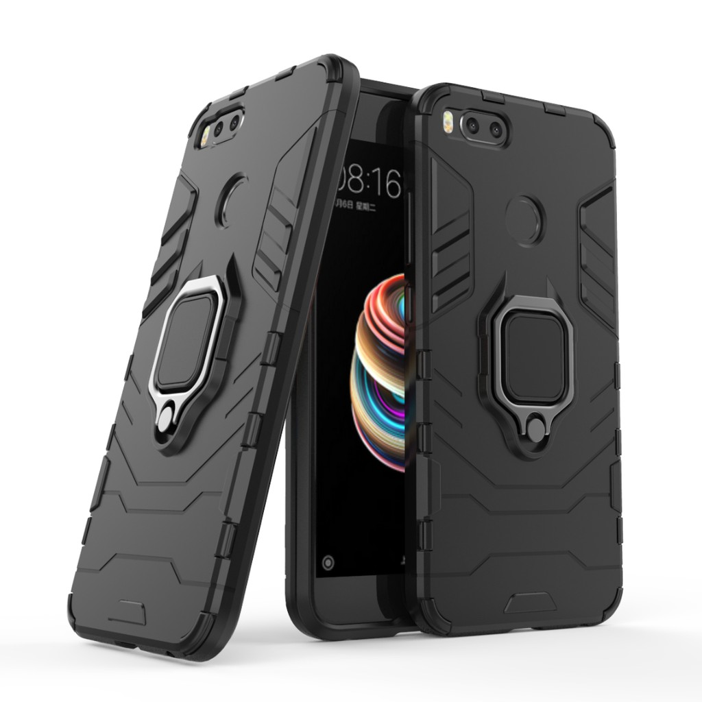 เคส Xiaomi Mi A1 พลาสติกแบบแข็ง Armor Shockproof Back Cover Phone Case Xiaomi MiA1กรณี ฝาครอบ