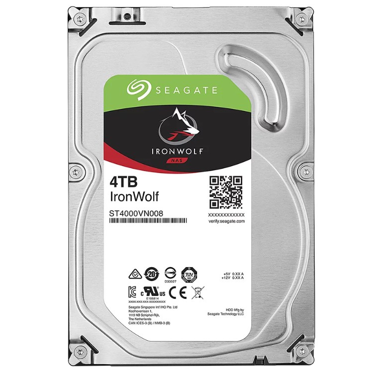 4TB SATA-III Seagate IRONWOLF 64MB 5900RPM-ST4000VN008 (by Pansonics)