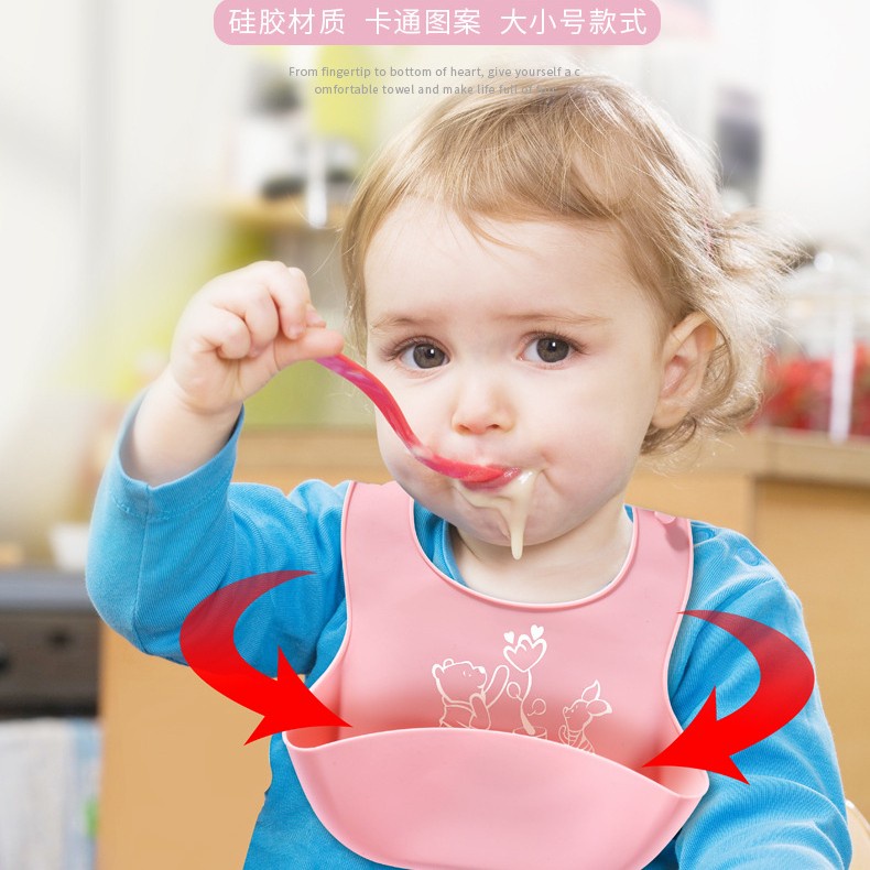 ซิลิโคนรองเด็ก / เอี๊ยม / ผ้ากันเปื้อนป้อนข้าวเด็ก / BABY EATING MAT