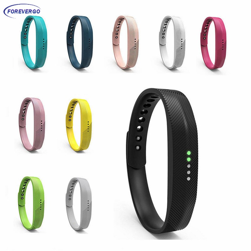 re สายนาฬิกาข้อมือ ซิลิโคน สําหรับ fitbit flex 2