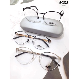 กรอบแว่นตา BOSU รุ่น T8907 วัสดุ Titanium น้ำหนักเบา ใส่สบาย