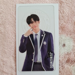 [พร้อมส่ง] โฟโต้การ์ด ที่คั่นหนังสือ โดยอง Doyoung NCT127 Back to School Kit 2021 Clear Bookmark Photocard