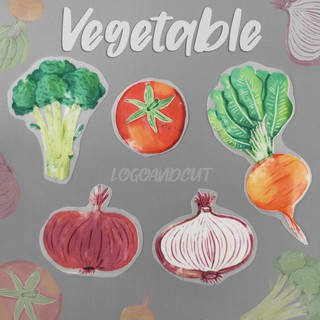 ☀️ตัวรีดติดเสื้อ☀️ ชุดผัก Vegetable set iron on patch set iron on patch [ รูปสินค้าจริง100% งานไทย!!  ]