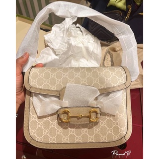 [ของแท้💯] ส่งฟรี (พร้อมส่ง) New Gucci Horsebit 1955