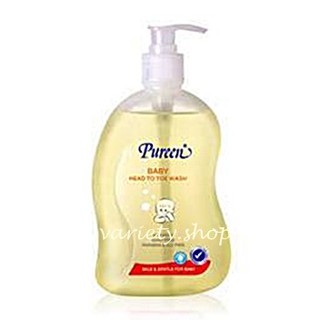 Pureen Baby Head To Toe Wash เพียวรีนเบบี้เฮดทูโท อาบและสระ ขนาด 500 ml.