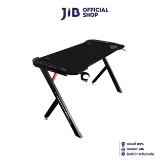 SIGNO GAMING DESK (โต๊ะเกมมิ่ง) GT-101 ESCAPE RGB (BLACK) (สินค้าต้องประกอบก่อนใช้งาน)