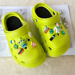 กระดุม รูปเอเลี่ยน Croc Jibz DIY สําหรับตกแต่งรองเท้า