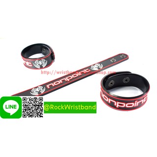 NONPOINT ขายริสแบนด์  NPT253NA Wristband สายรัดข้อมือวงร็อค