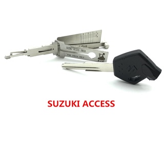 ของแท้ เครื่องมือ Lishi SUZUKI Access อินเดีย สําหรับ SUZUKI 125 2 In 1 เท่านั้น