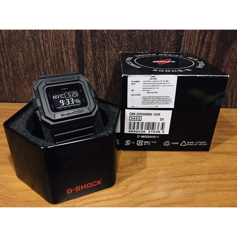 Casio G-Shock “Dw-d5500bb” ของแท้ มือ 1 ประกัน cmg