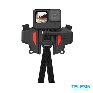 TELESIN® UPGRADED HELMET CHIN STRAP MOUNT 🏍️ รุ่นใหม่อัพเกรด รัดแน่นกว่าเดิม ที่รัดใต้คางตรงหมวกกันน็อค⛑️