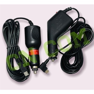 3M 5V 1A รถ Mini USB เครื่องบันทึกวิดีโอโค้ง Car Charger พอร์ตสำหรับรถยนต์ DVR กล้อง GPS วิดีโอเครื่องบันทึกสีดำ