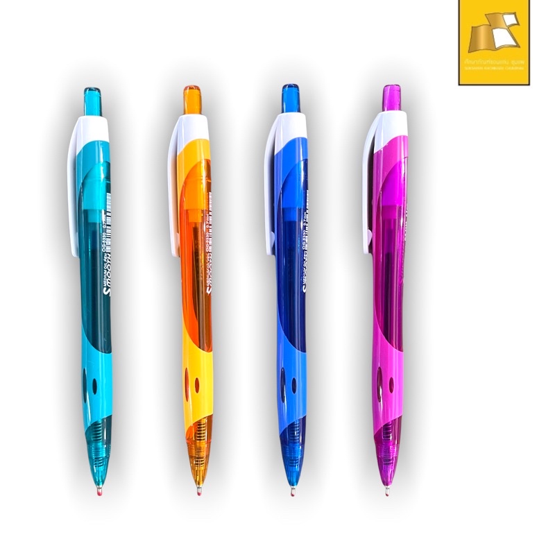 ปากกาลูกลื่น ปากกา ปากกาEDU 0.7 มม. เขียนลื่น คละสี 6,12 ด้าม