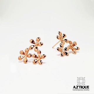 Aztique ต่างหูดอกไม้ Flower Earrings Gift For women Jewelry Earrings ต่างหู bs s