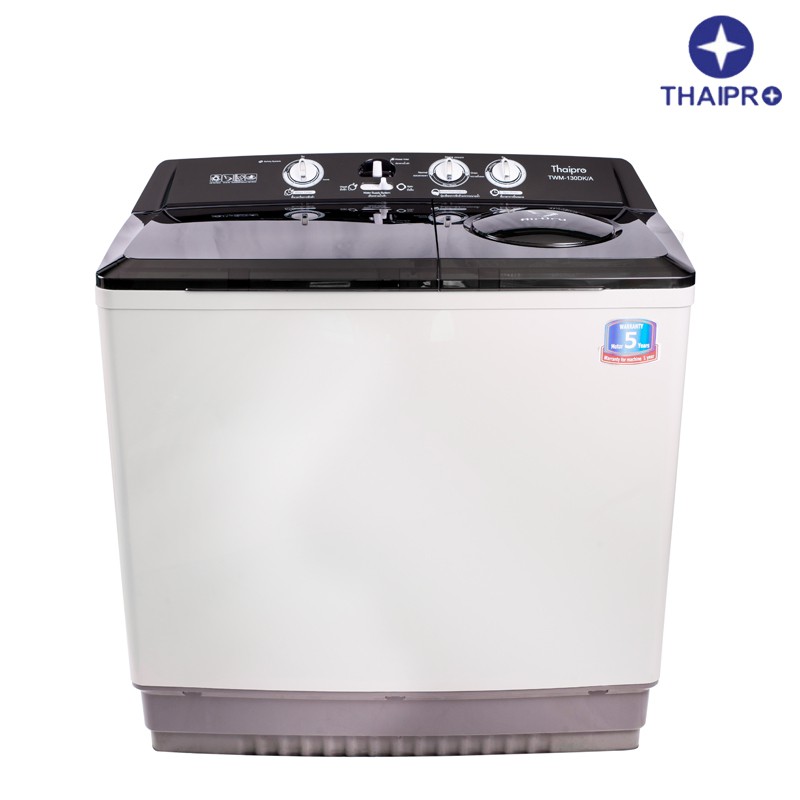 【ส่งฟรี】ThaiPro Washing Machine เครื่องซักผ้า2ถัง 17KG รุ่นTWM-130DK/A ประกัน 1 ปี ผ่อนฟรี 0%นาน10เดือน