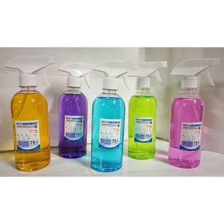 สเปรย์แอลกอฮอล์ 75% 500ml wichy alcohol spray500ml