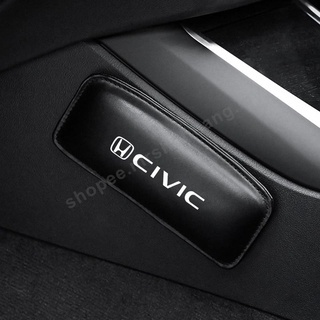 หมอนรองขา หนัง PU สําหรับตกแต่งภายในรถยนต์ Honda Civic