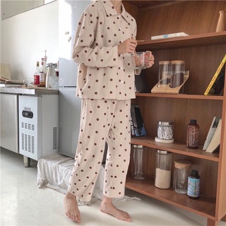 พร้อมส่ง! Cookie Pajamas ชุดนอนมินิมอลสไตล์เกาหลี