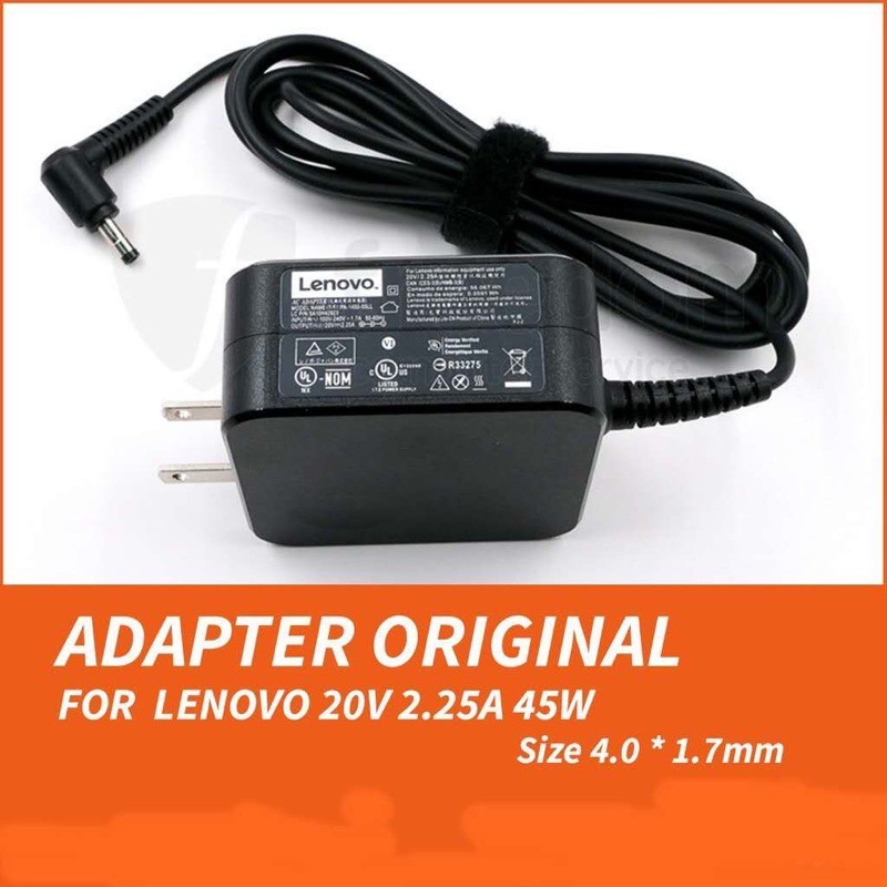 ￼Lenovo 20V 2.25A 4.0*1.7A 45W (หัวเล็ก)