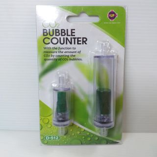 UP CO2 Bubble Counter D-512 อุปกรณ์นับฟองก็าซคาร์บอนไดออกไซด์+ตัวกันย้อน