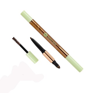 Ustar UZ Vegan 3In1 Perfect Brow #Dark Brown (ดินสอเขียนคิ้วสีน้ำตามเข้ม)