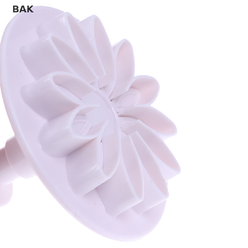BAK พลาสติกดอกไม้ F Ondant เค้กเครื่องมือ Sugar Craft Plunger เครื่องตัดเบเกอรี่แม่พิมพ์ - รูปที่ 4