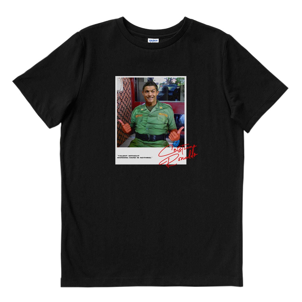 CRISTIANO RONALDO TALENT พร้อมการทํางานอย่างกว้างขวางเสื้อยืด