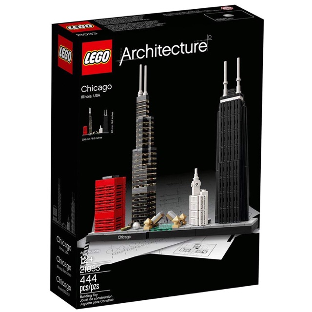 Super Rare LEGO Architecture Chicago 21033 New & Sealed 