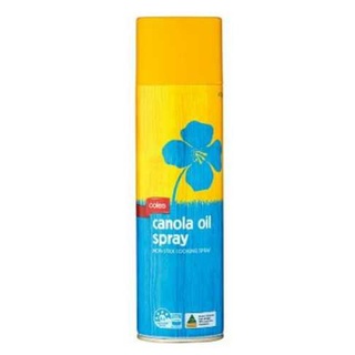 Coles Canola Oil Spray, canola oil, spray 400 g, promotional price