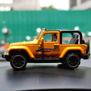 MAJORETTE Jeep Wrangler สีเหลือง