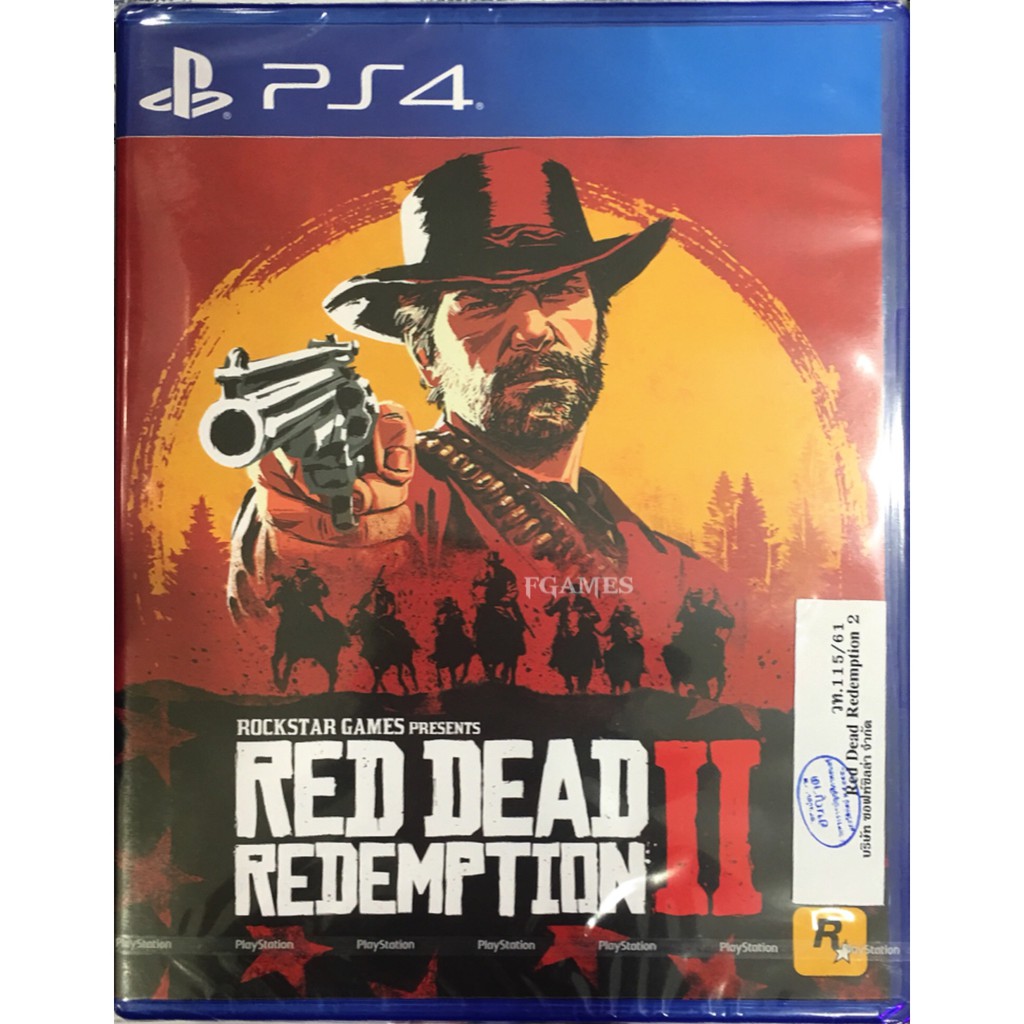 PS4 Red Dead Redemption 2 [ Zone 3][ English ] แผ่นเกมส์ ของแท้ มือ1 ของใหม่ ในซีล