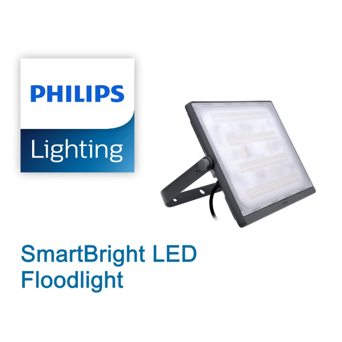โคมไฟ สปอร์ตไลท์ แอลอีดี ฟิลิปส์ Philips SmartBright LED Floodlight BVP176  BVP176 200W WARMWHITE
