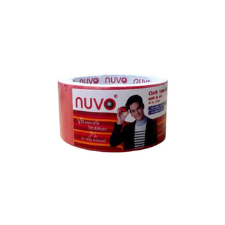 ถูกที่สุด✅  NUVO เทปผ้า รุ่น 666 ขนาด 48 มม.x 8 หลา สีแดง Chemicals